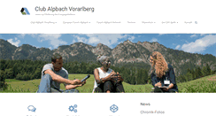 Desktop Screenshot of club-alpbach-vorarlberg.at